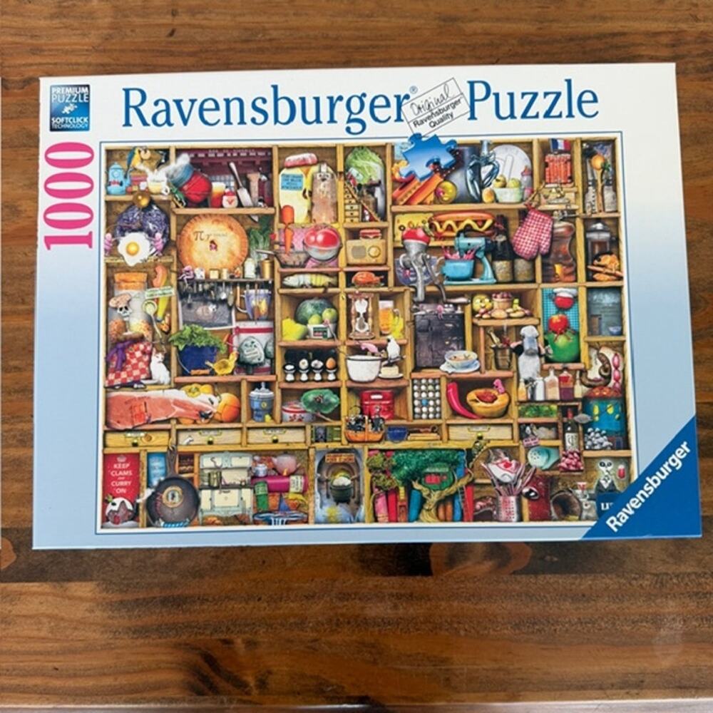Ravensburger 1000 piece Jigsaw Puzzle Kitchen Cupboard 2013